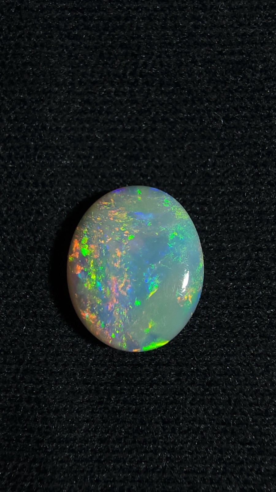 Australian Lightning Ridge 0.90ct Rainbow Crystal Nobby Opal