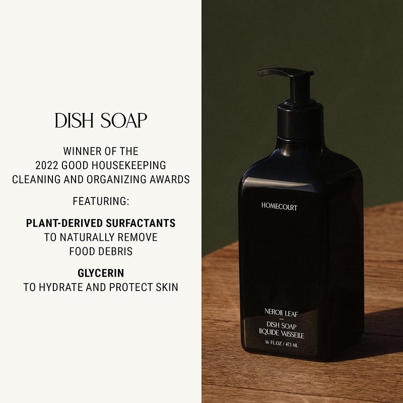 Homecourt Cece Dish Soap, Dishwashing Liquid with Clean Ingredients, Non-Toxic D