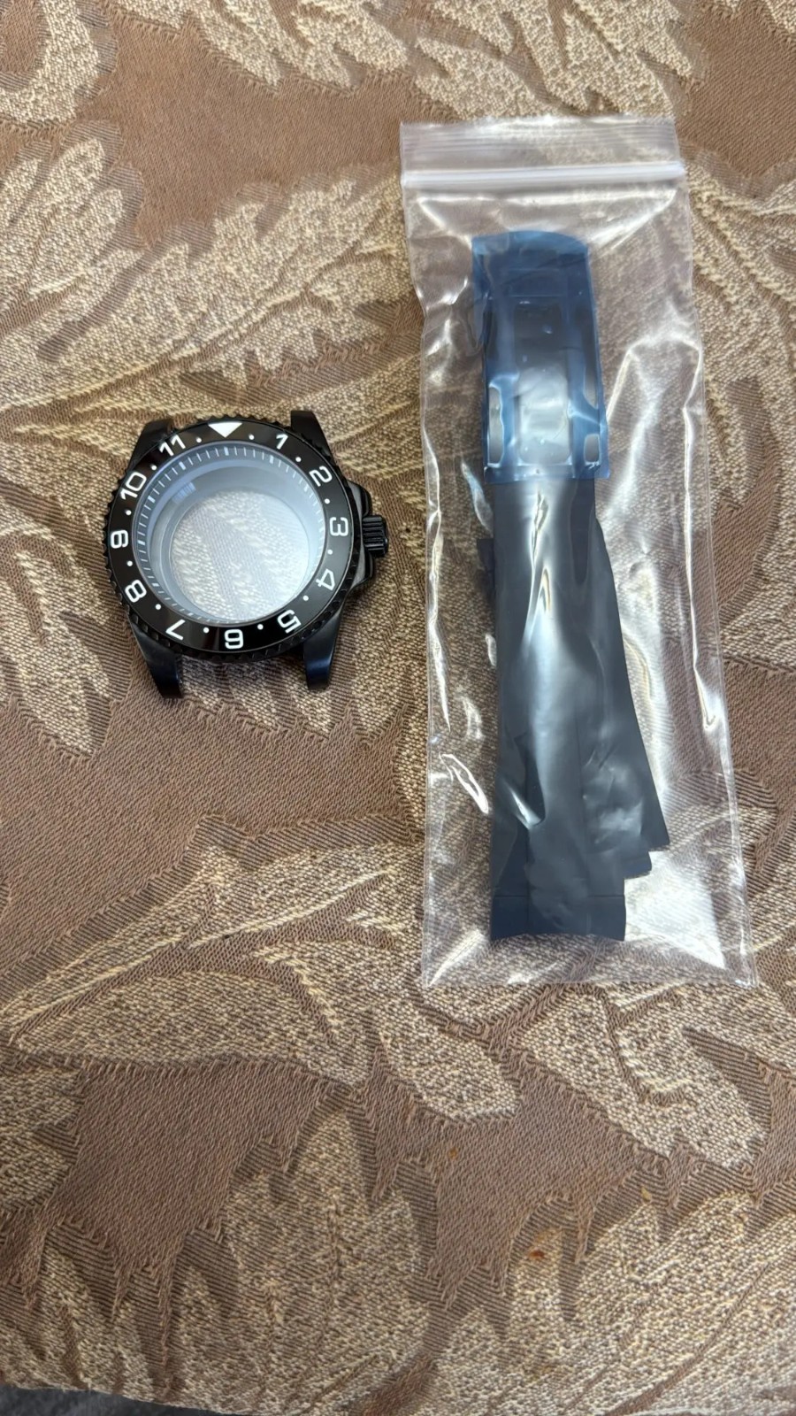 Watch Case 40.5mm Silvery Full-Body Mirror Finish Sapphire 28.5mm Dial For NH35