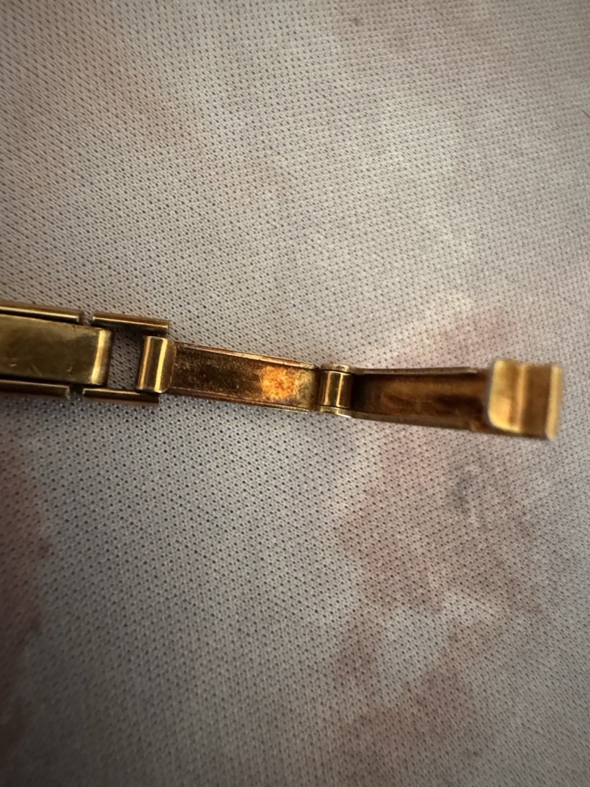 VTG 1960s Tudor Swiss Ladies Cocktail Watch 18mm Faceted Crystal 7.25” RUNNING