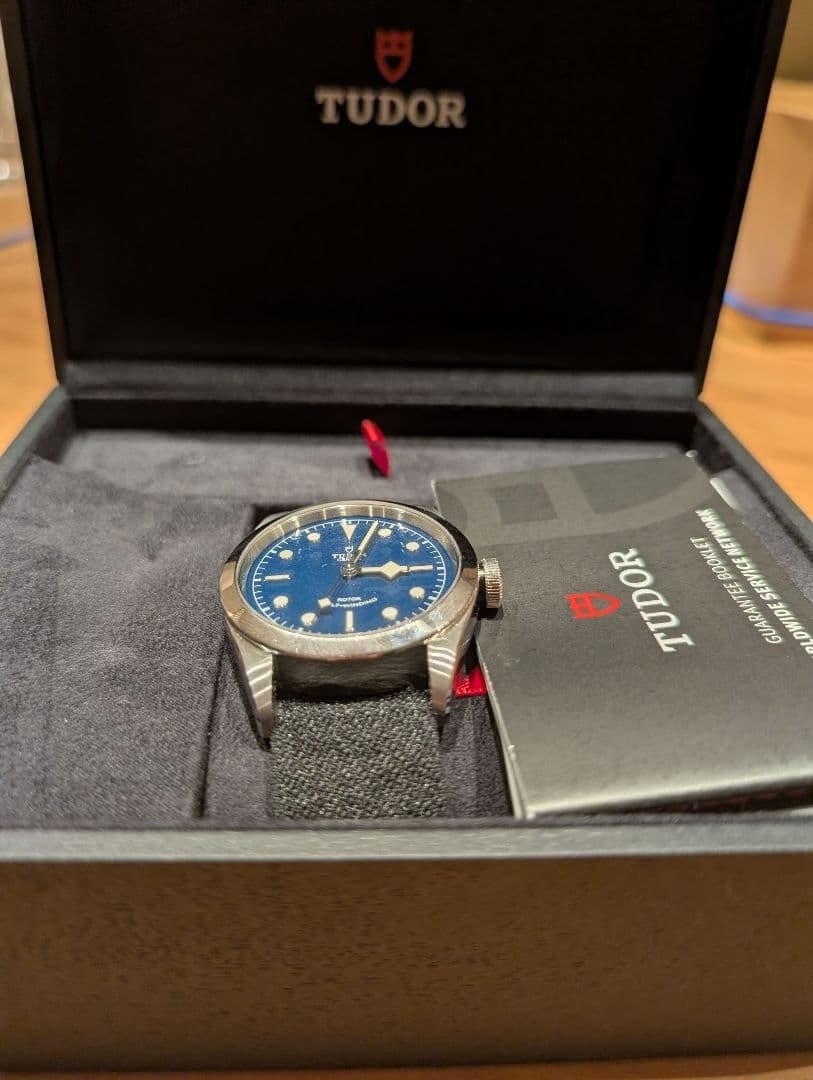 TUDOR Black Bay 79540 41mm Automatic Blue Dial Stainless Steel Men’s Watch Auth