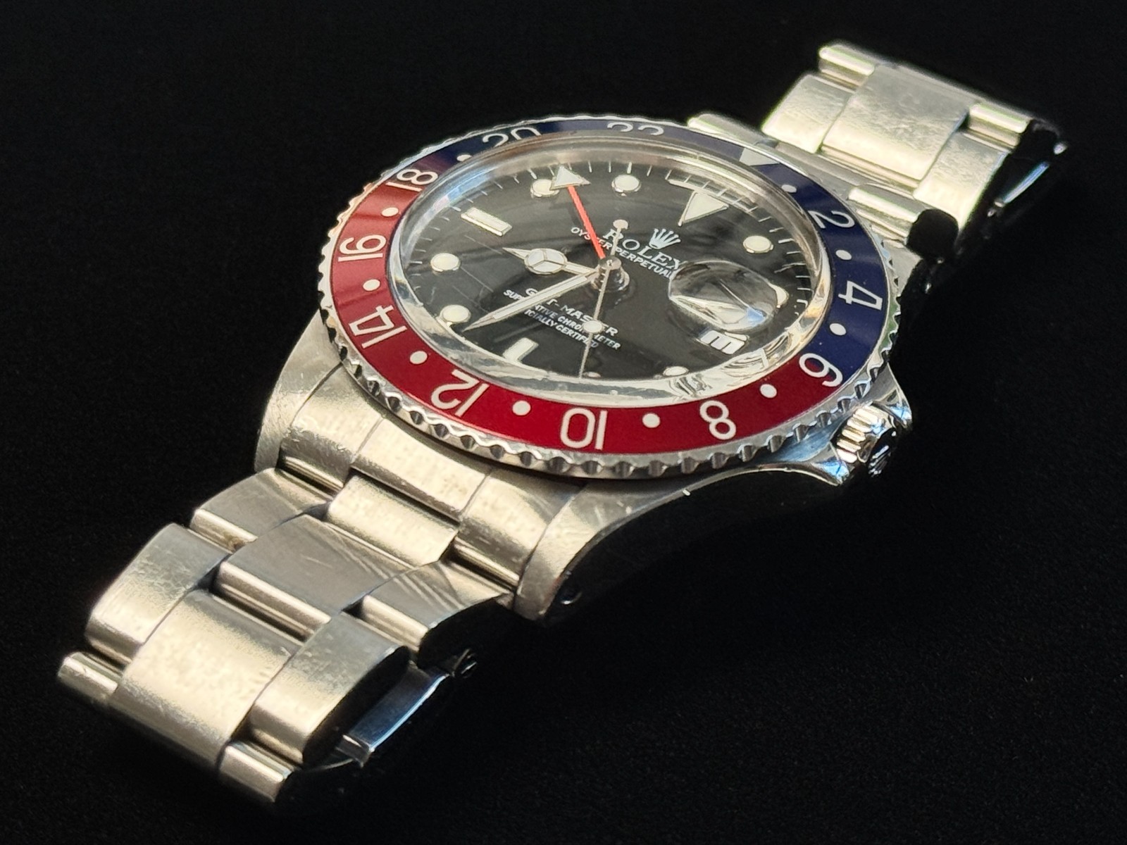Rolex GMT-Master Pepsi 16750 SS Oyster w/ Box Cal 3075 US Seller No Tariffs