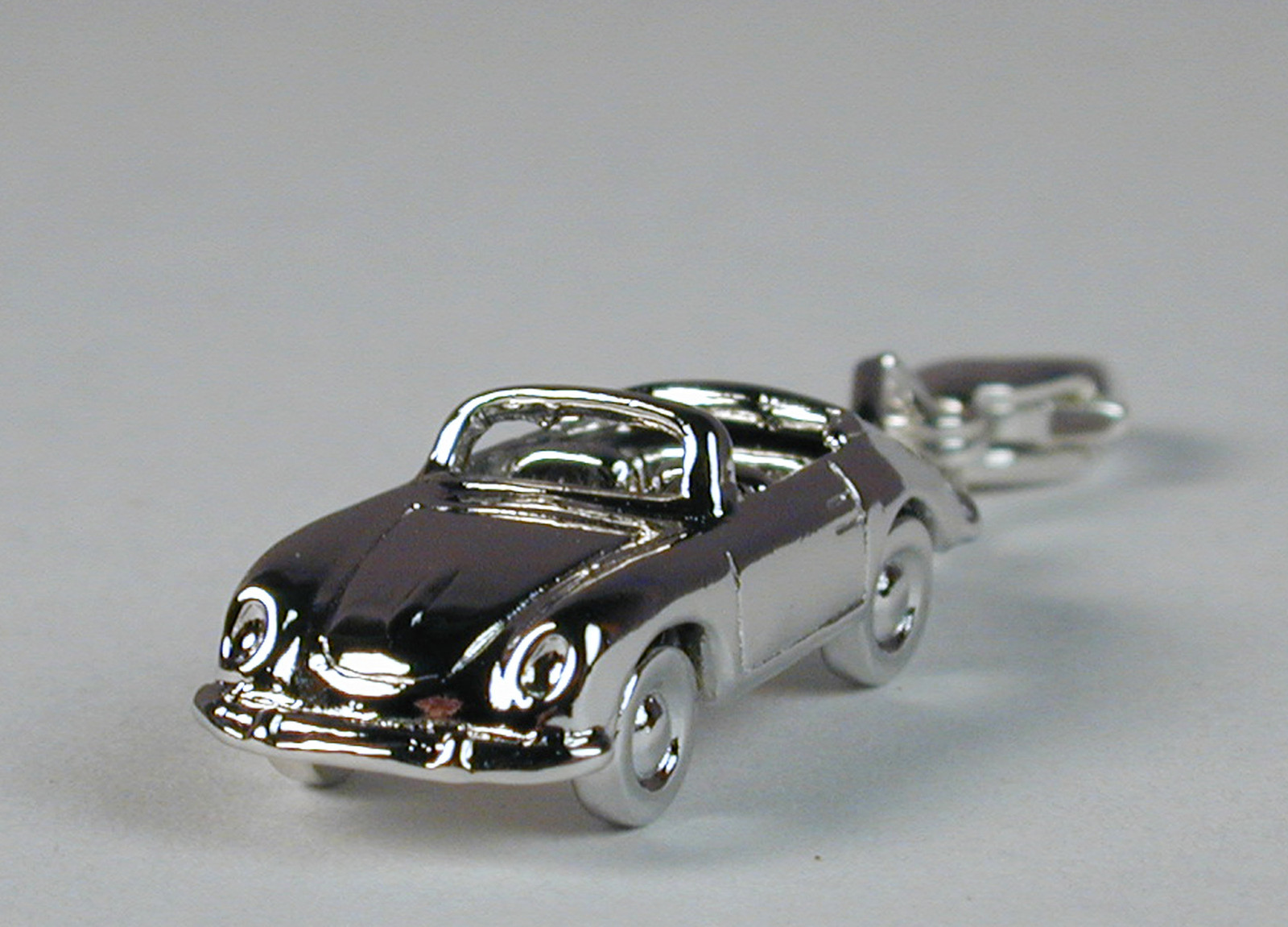 Sterling Silver Porsche Speedster Cabrio Charm Free U.S Shipping