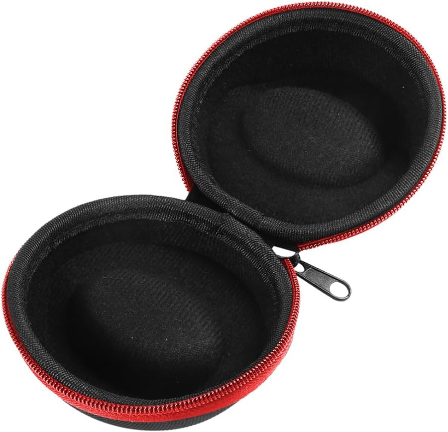 Pack of 2 Zipper Travel Watch Cases Single Watch Storage Boxes for Wristwatches