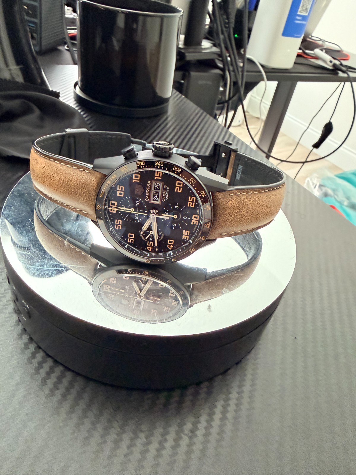 TAG Heuer Carrera Men’s Black Watch – CV2A84RHN8309