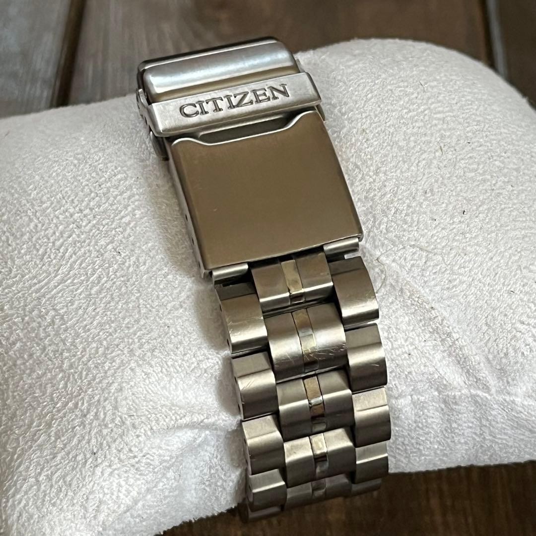 Junk Citizen Eco Drive Radio Chronograph Titanium Watch 18cm 7.09in BY0120