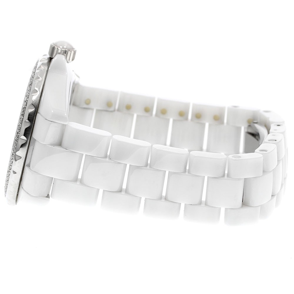 CHANEL J12 H0969 Diamond bezel white ceramic white Dial Automatic Men’s_948446