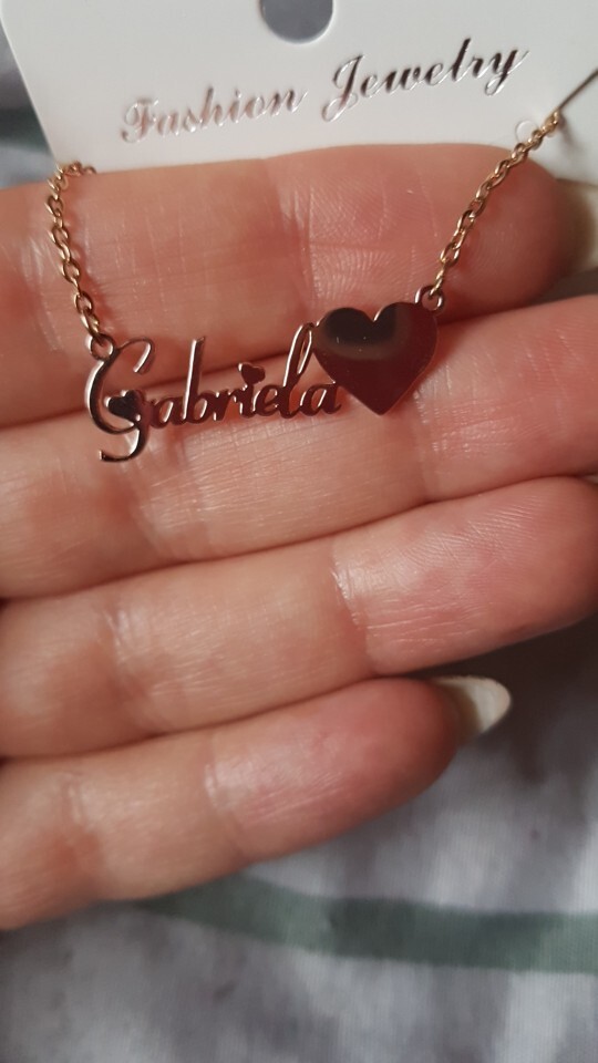 Personalized Custom Name Necklace Women Stainless Steel Nameplate Pendant Gift