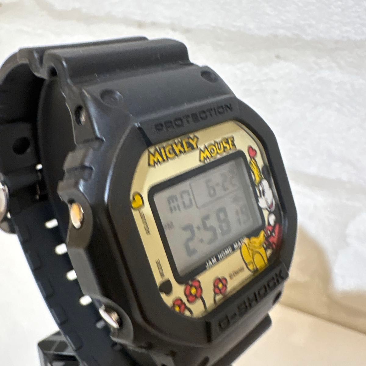 G SHOCK JAM HOME MADE Mickey Mouse DW 5600 quartz wristwatch used working condit