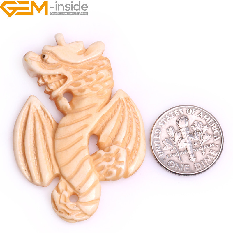 Wholesale New Assorted Animal Carved Bovine Boving Bond Beads Jewelry Making