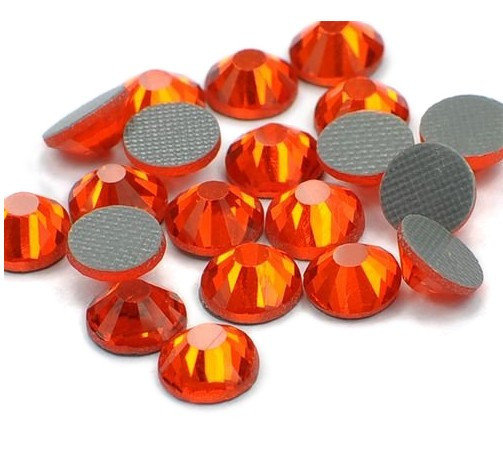 1440pcs Hot-Fix Iron-On Flatback Seed Beads Rhinestones Hyacinth SS10 3mm