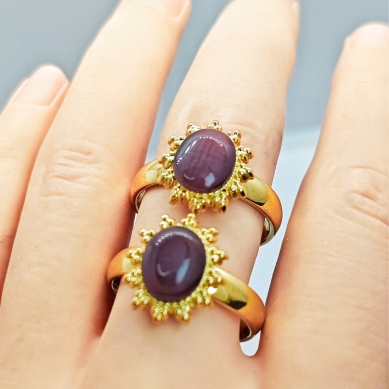 36 Pcs Oval Sun Bezel Wine Red Stone Stainless Cocktail Rings 4mm Bulk Jewelry