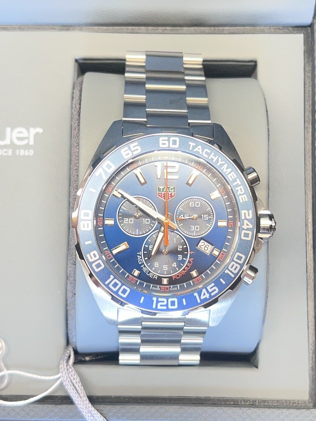New Tag Heuer Formula 1 Chronograph Blue Men’s Watch CAZ1014.BA0842 Full Set