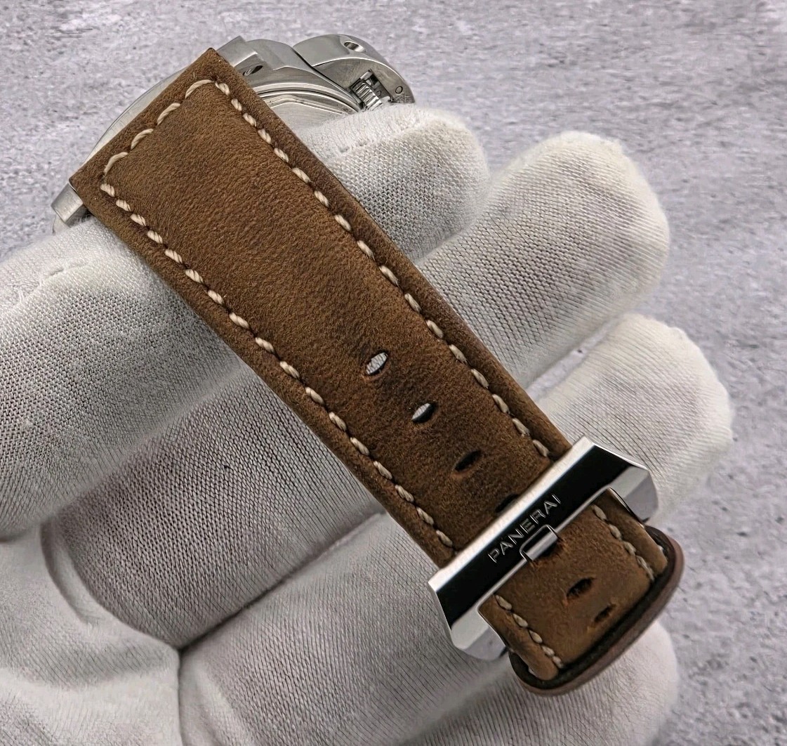 Panerai Luminor Marina PAM00049 Automatic White Dial Box & Papers + 3 Strap