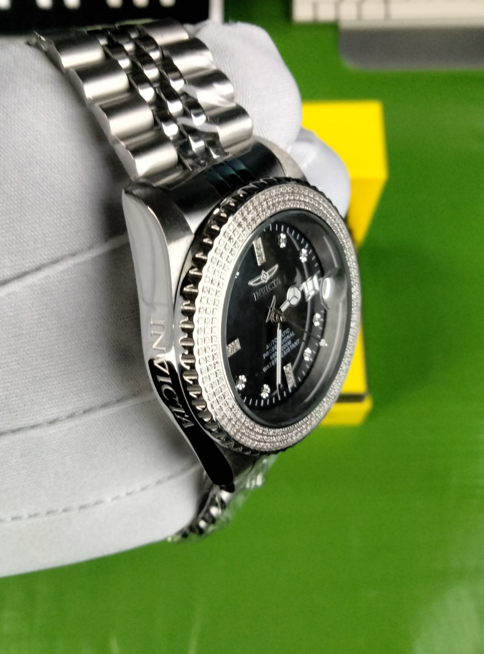 Invicta Pro Diver 38291 Diamond Automatic Watch 42 mm Steel 287 Diamonds WR 200M