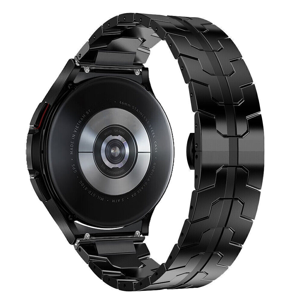 For Samsung Galaxy Watch 6 4 5 Pro 43mm 47mm Classic Stianless Steel Band Strap