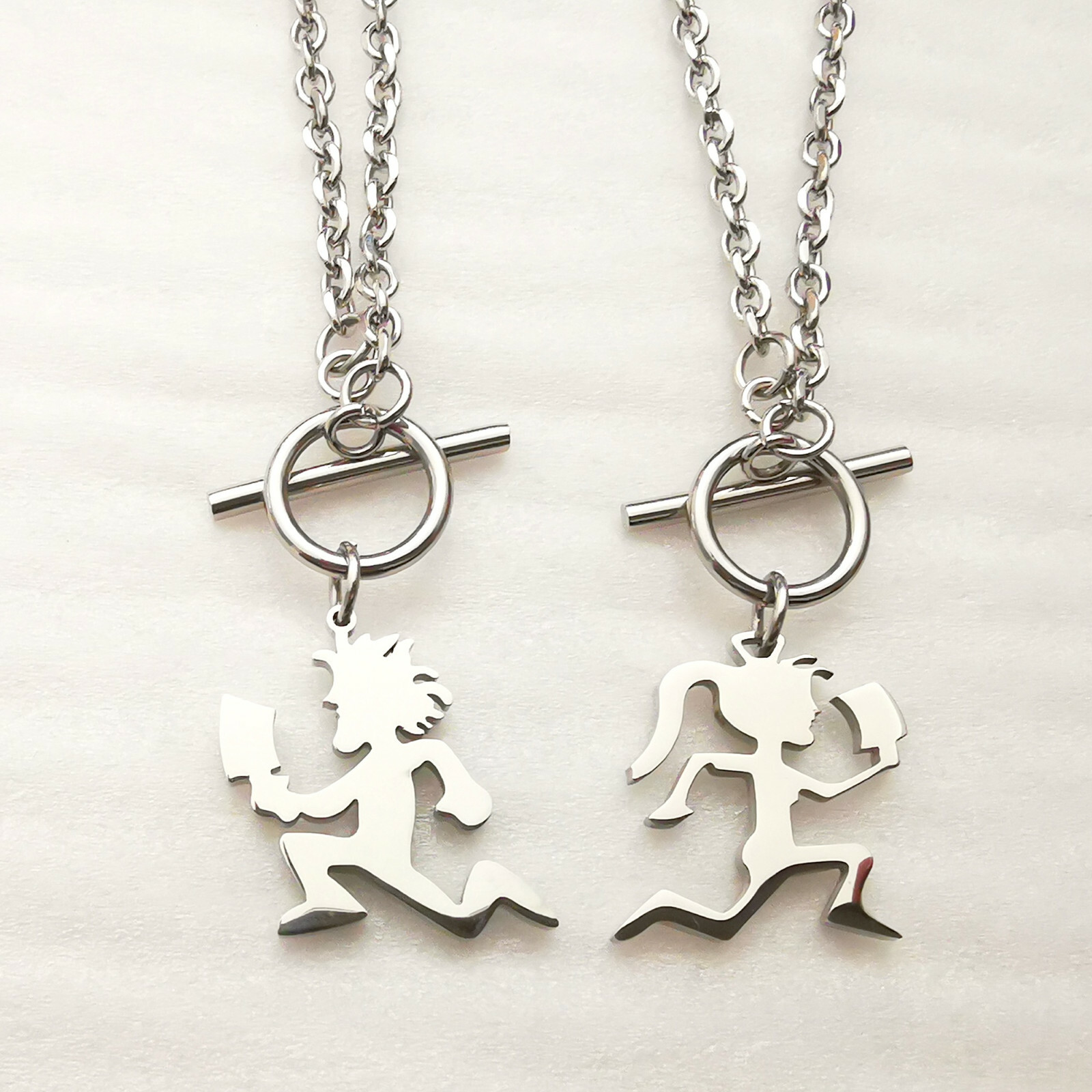 Insane Clown Posse Toggle Clasp hatchemtan Juggalette necklace pendant 16-40inch