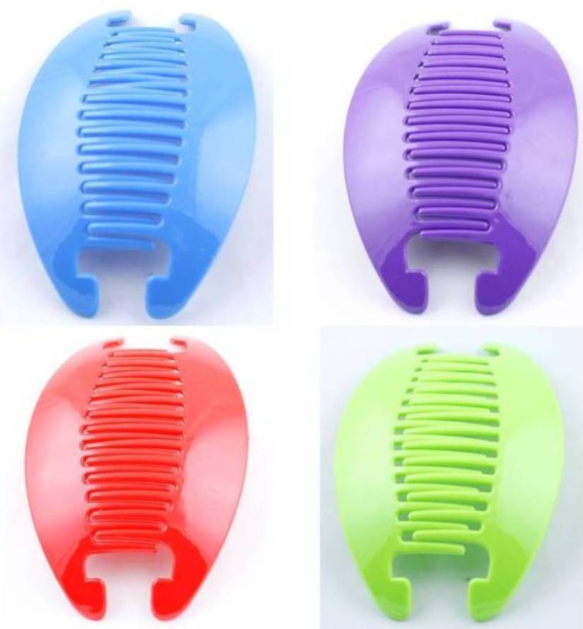 1 Set Extra Large Jumbo Banana Hair Comb Clip Interlocking Vintage Claw Raiser