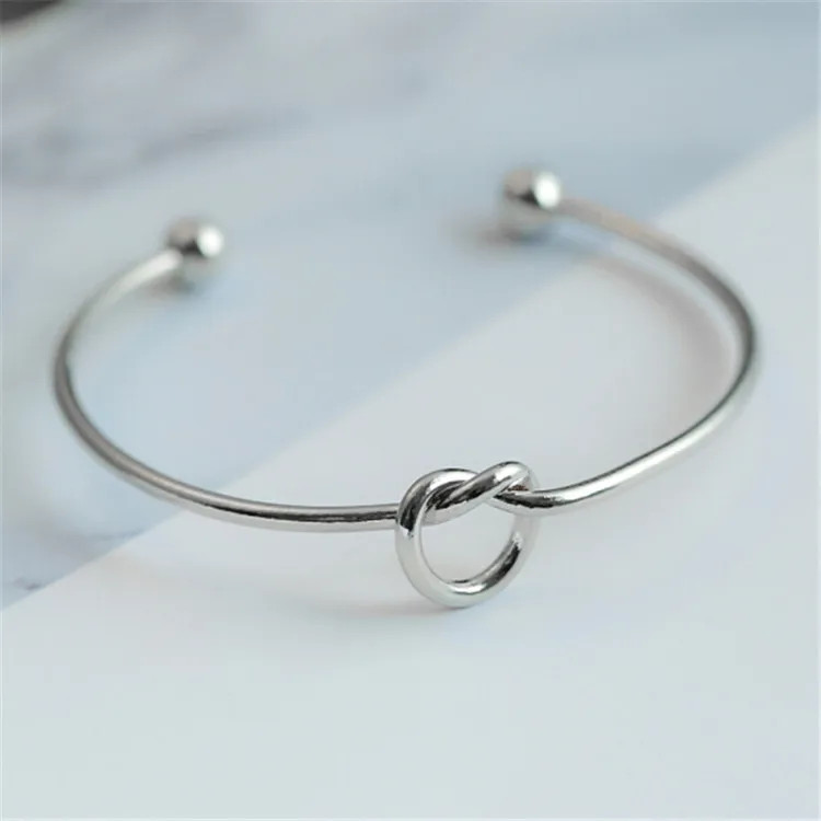 Stainless Steel Bracelets Vintage Men’s Fashion Woven Twist Texture Bangles for