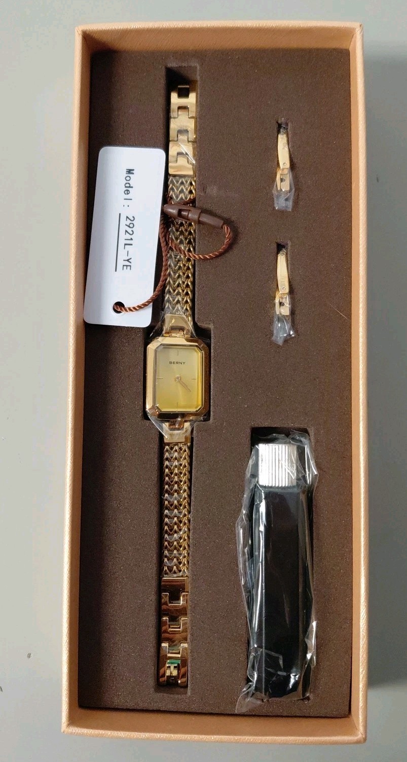 Berny Women’s Quartz Watch Stainless Steel, Detachable Watch Band