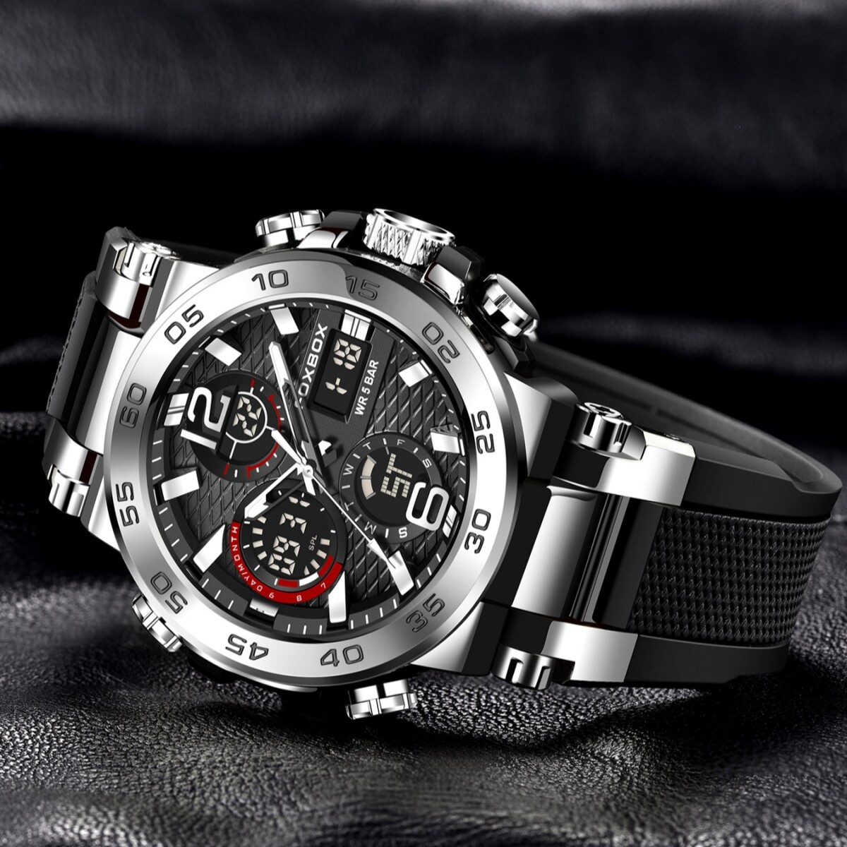 2024 Men’s Watch Quartz Diver Sport Watches Luminous Waterproof 5ATM Wristwatch