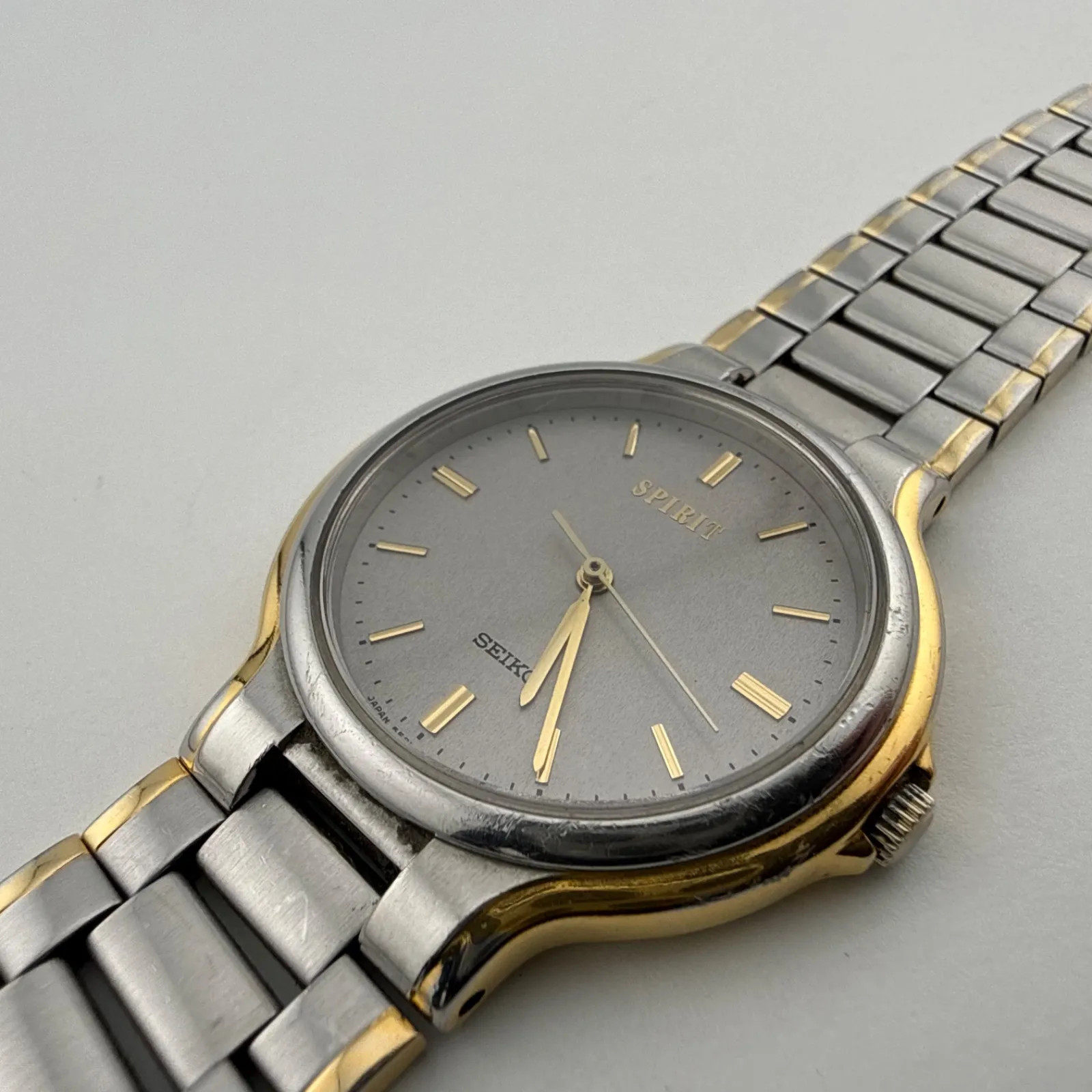SEIKO 5E31-6C30 Seiko SPIRIT Men’s Quartz Watch, Working Condition, Battery