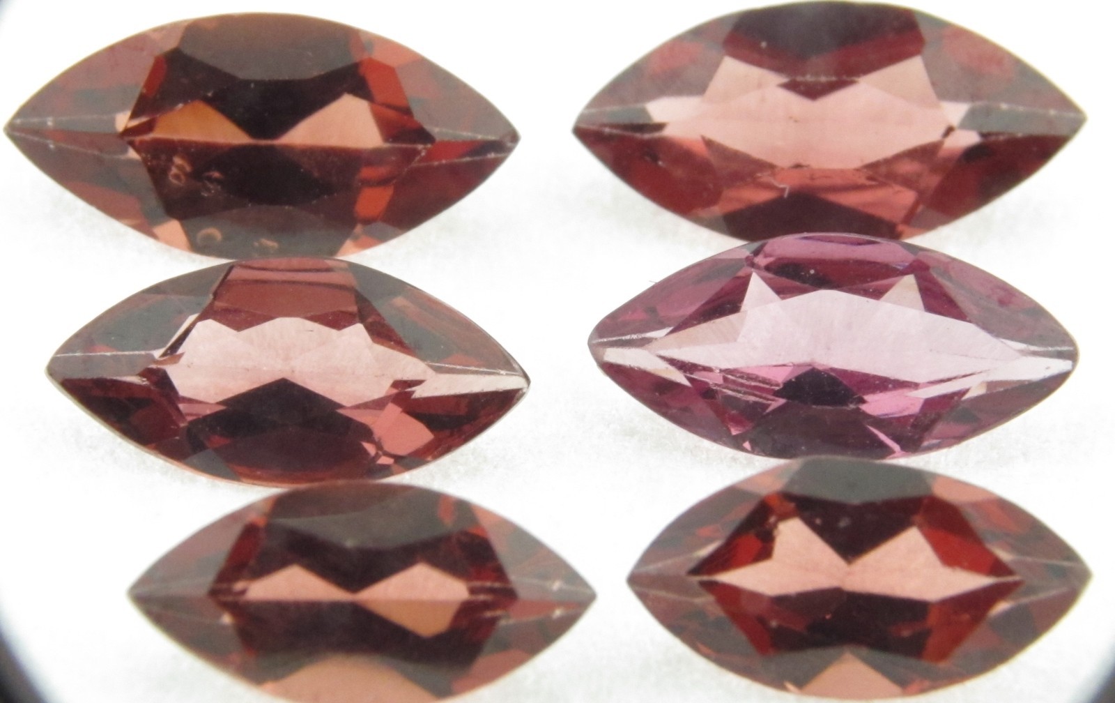 Rhodolite Garnet 8×4 Marquise 6 Stones 3.40cts only $9.99