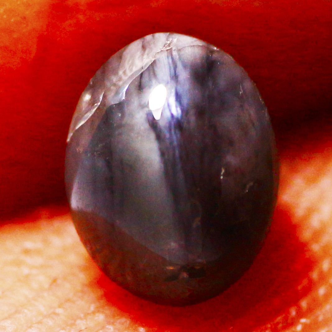 1.33Ct Oval 6.26 x 5.00 x 4.09 MM Blue Green TO Red Alexandrite Cats Eye
