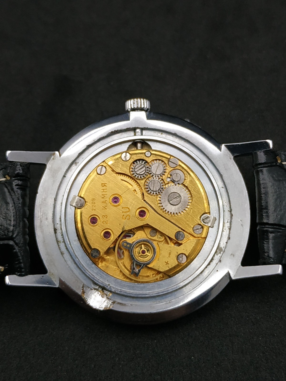 Retro Men’s Watch Luch Slim USSR Mechanical 2209 SERVICED Vintage Soviet Casual