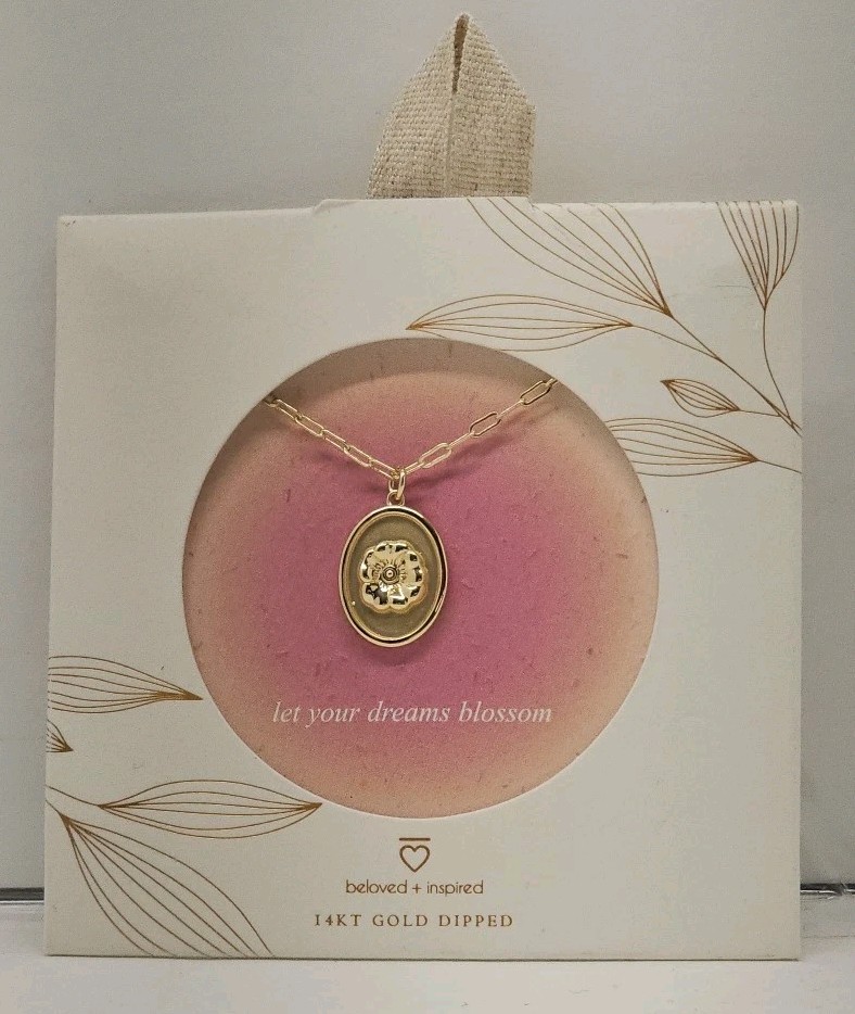 NWT – Beloved + Inspired 14K Gold Dipped Necklace