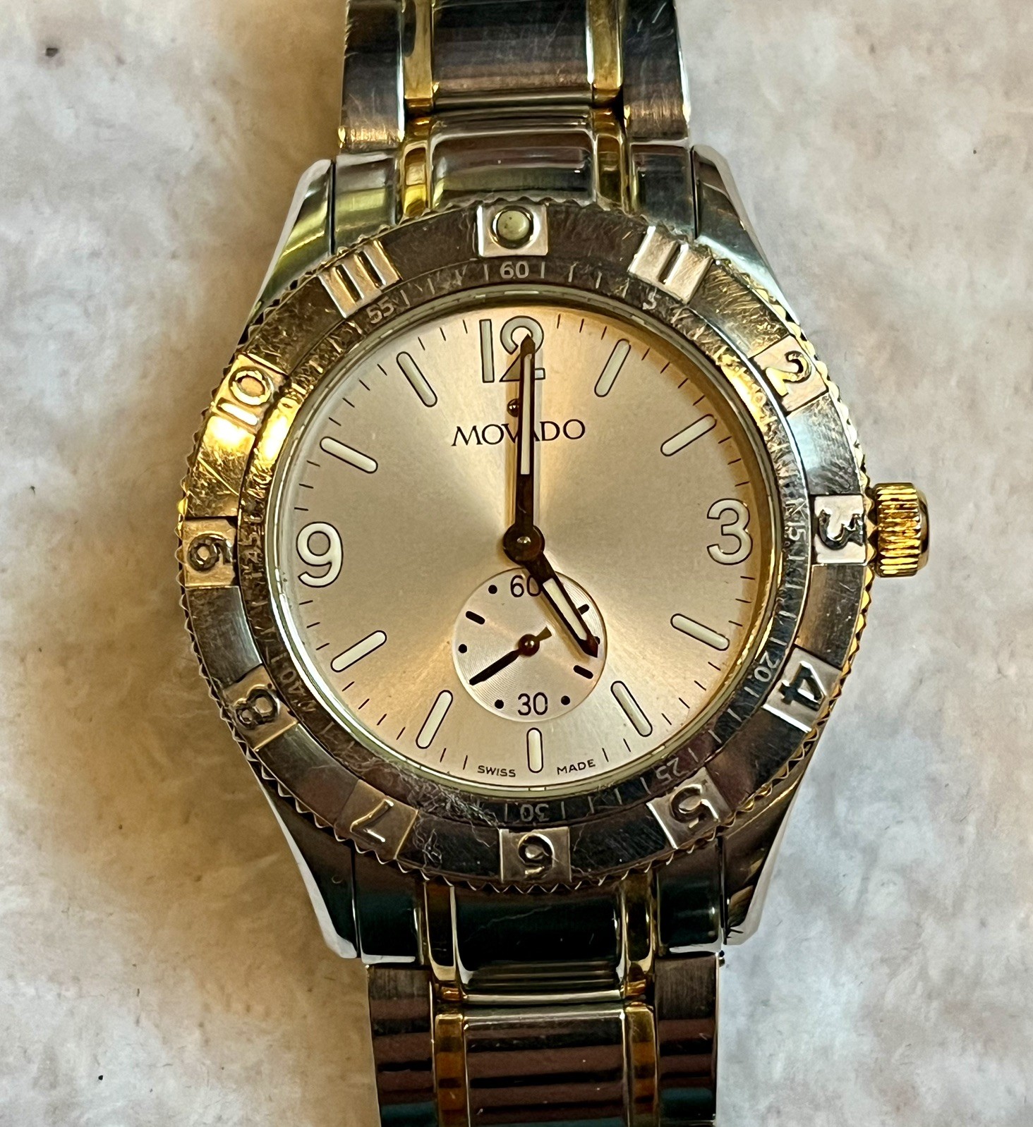 Movado 84-N2-1890 Gentry Gentleman’s Swiss Stainless Steel Watch