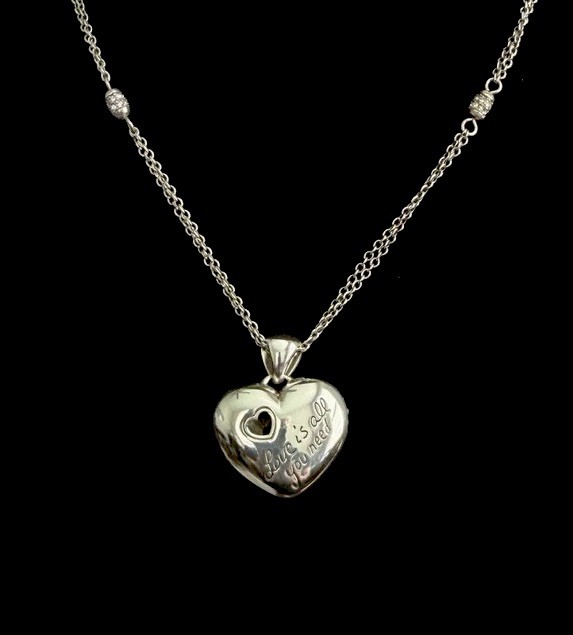 Brighton Necklace Love Is All You Need Heart NWT