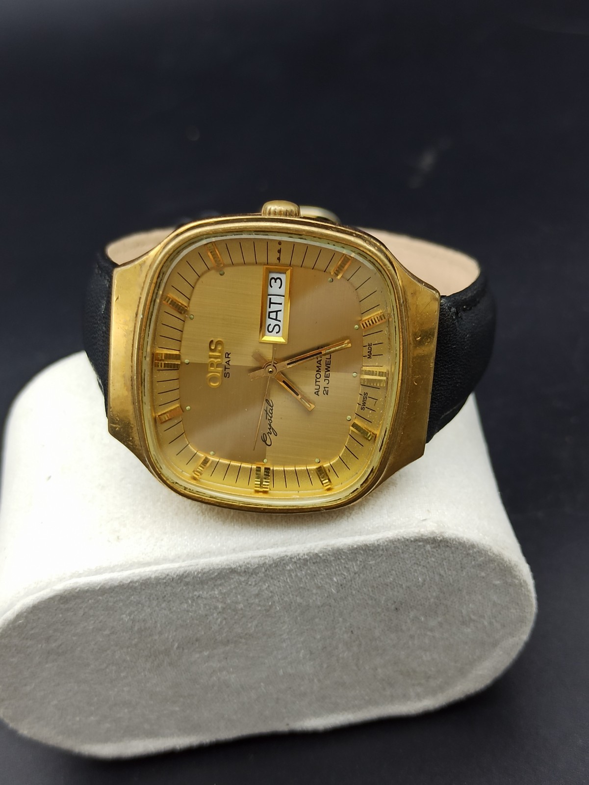 Iconic ORIS STAR Crystal 21 Jewels Automatic ETA-2879 Swiss High GP Men Watch