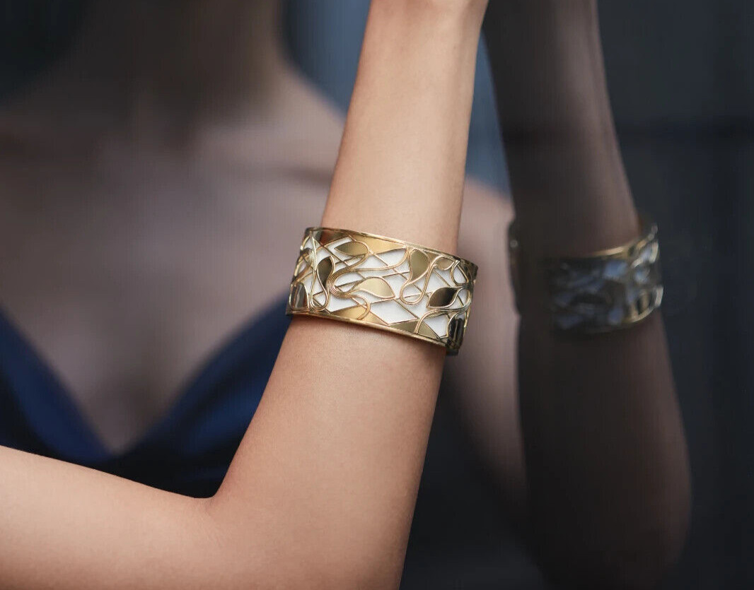 NEW $2495 Judith Ripka Adoro Cuff White Ceramic 18K Vermeil Lmtd Edition 1 of 25