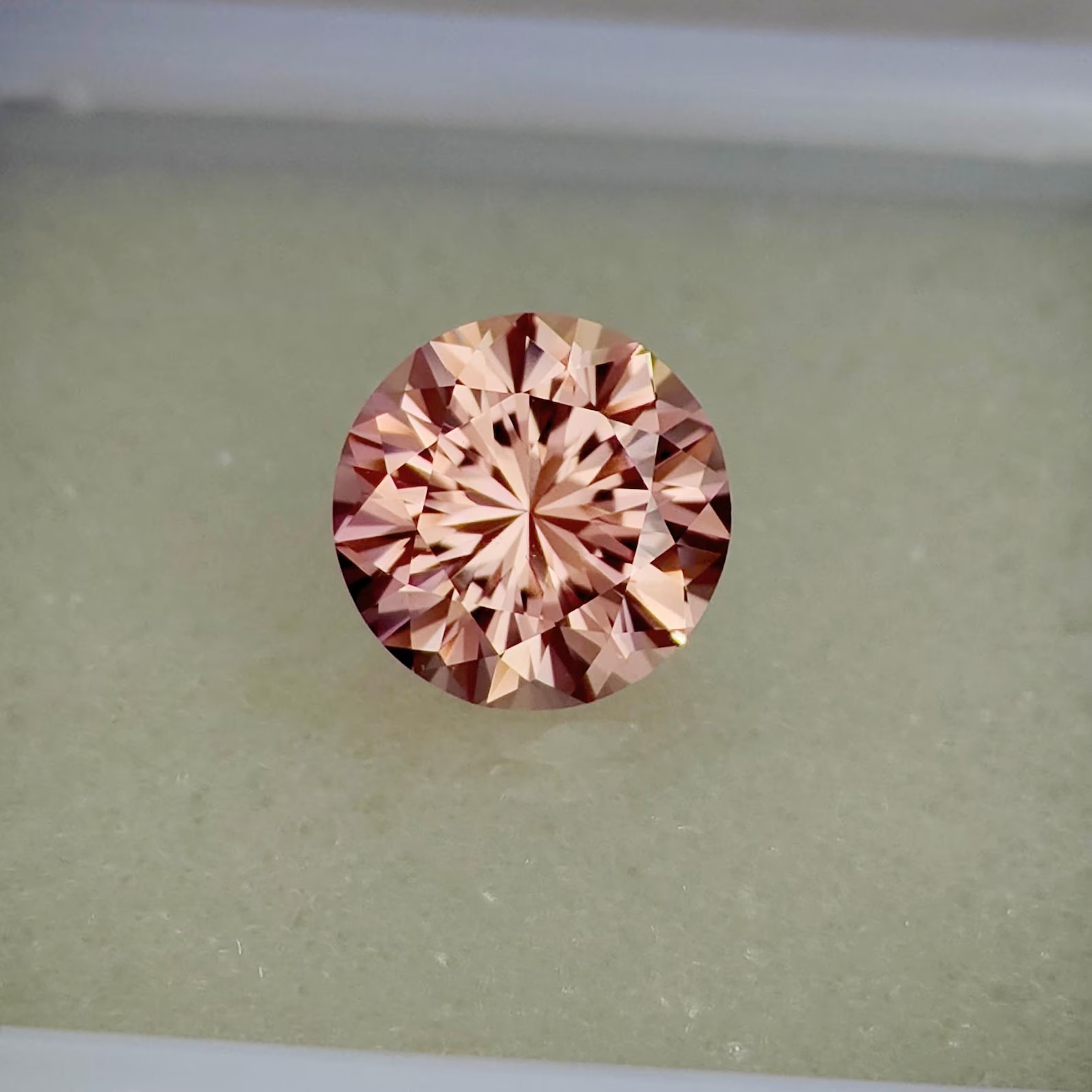 10.00 Ct Natural Peach Sapphire Loose Round Precision Cut Certified Gemstone