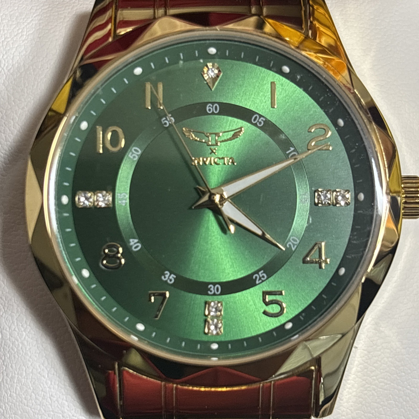 Invicta Specialty 41mn Gold Tone Hidden Clasp 69021 Great Buy!!!