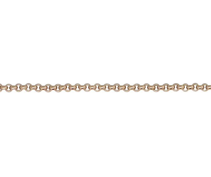 💕 🇬🇧 9ct Rose Gold MADE IN UK 🇬🇧 2.25mm Belcher Chain 16″ / 40cm (RBBL)