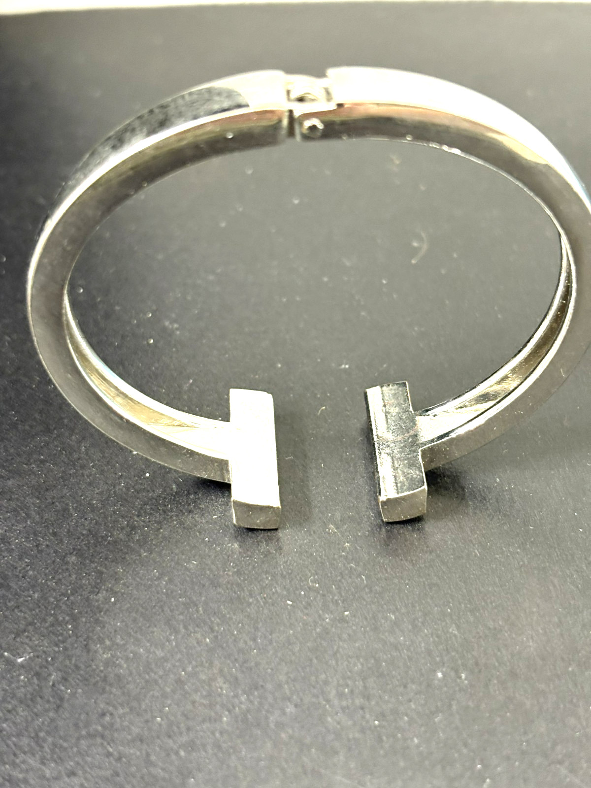 Vintage Silver Tone Metal Cuff Bracelet 2 Piece Lot Size 6.5-7