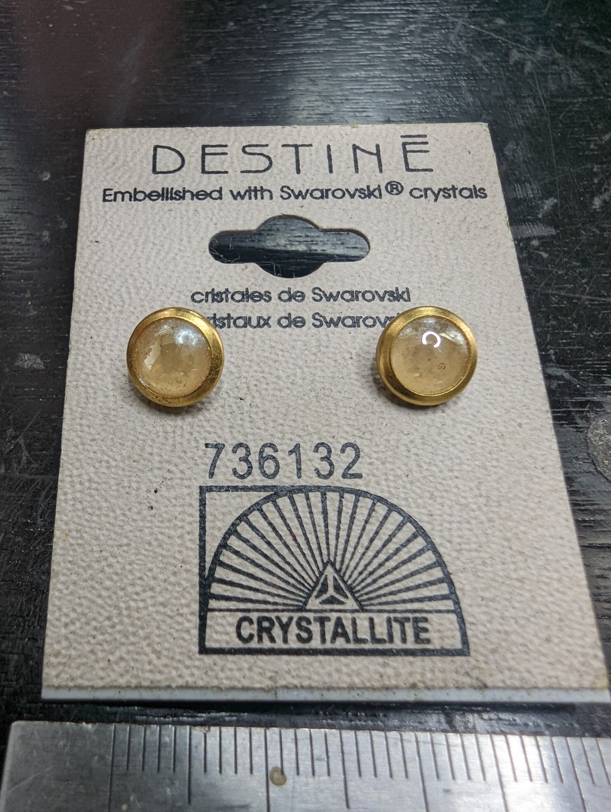 Destine Crystallite Earrings Embellished with Swarovski Crystals