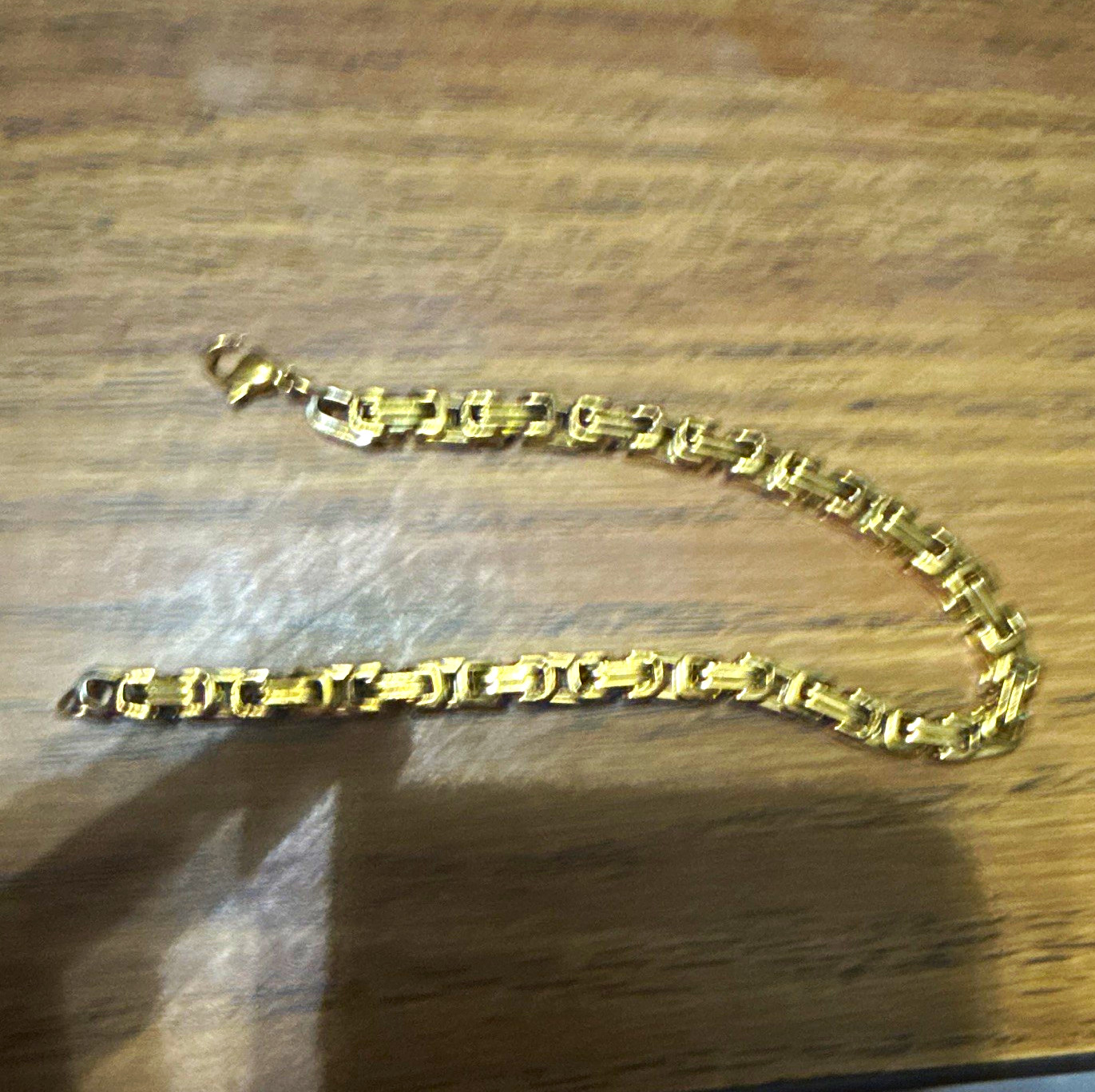 Gold Tone Mariner Chain Link Bracelet with Lobster Clasp Closure, Chain Style