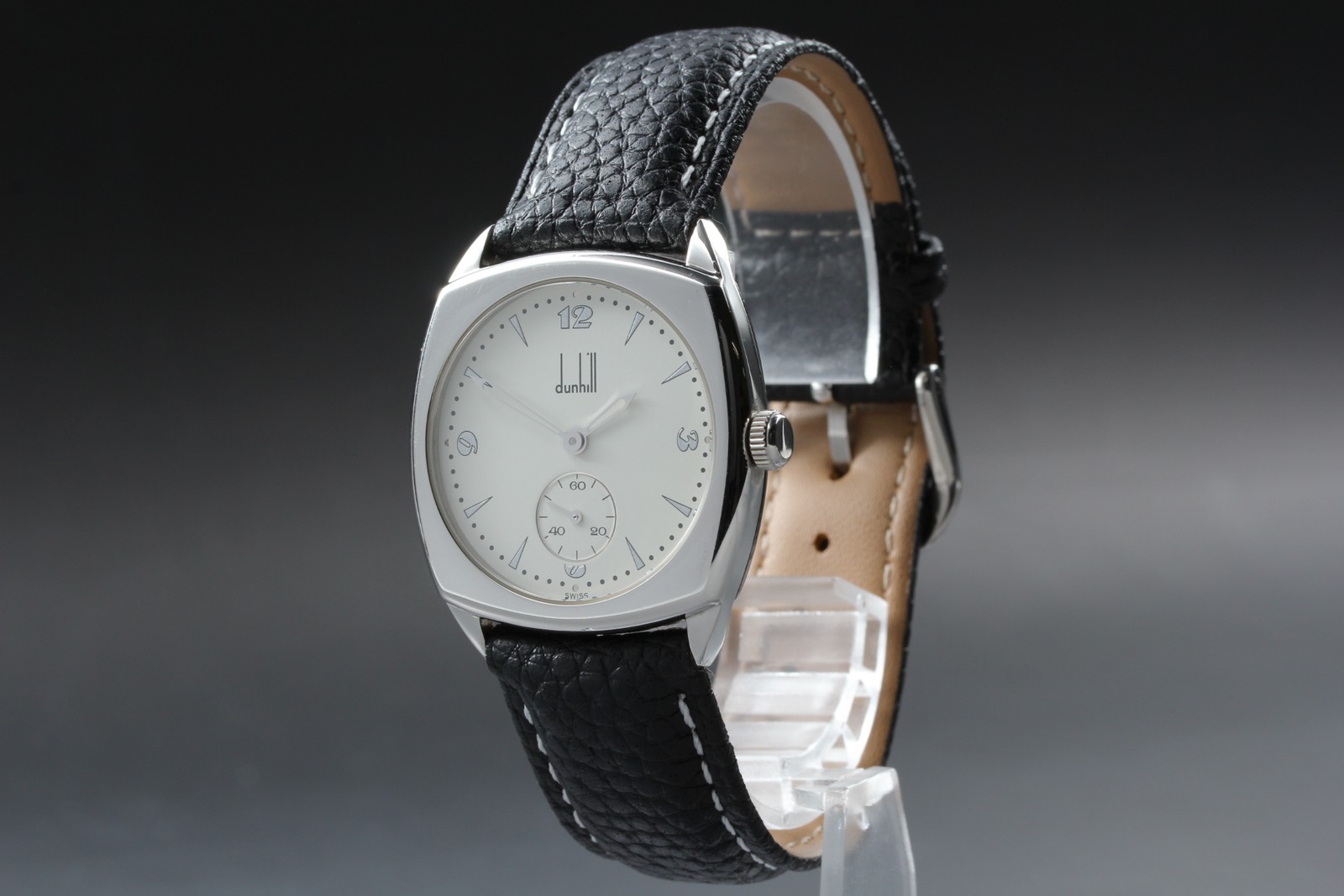 Vintage [Near MINT] Dunhill Centenary 113 Small Seconds White Quartz Men’s Watch