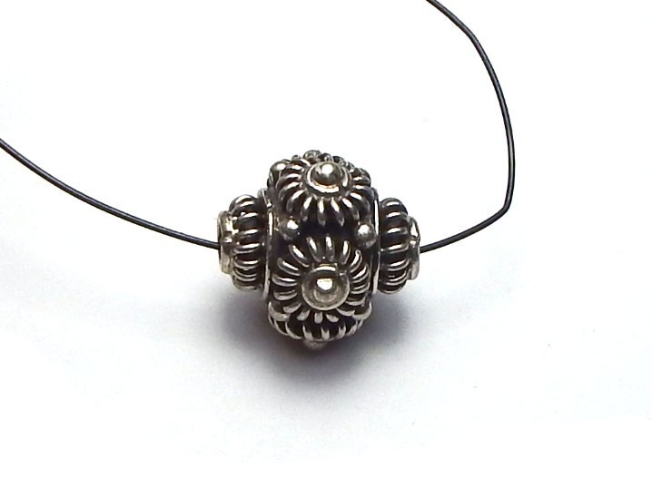 Bali STERLING SILVER Focal Bead Handmade BIG Indonesia – CHOOSE STYLE