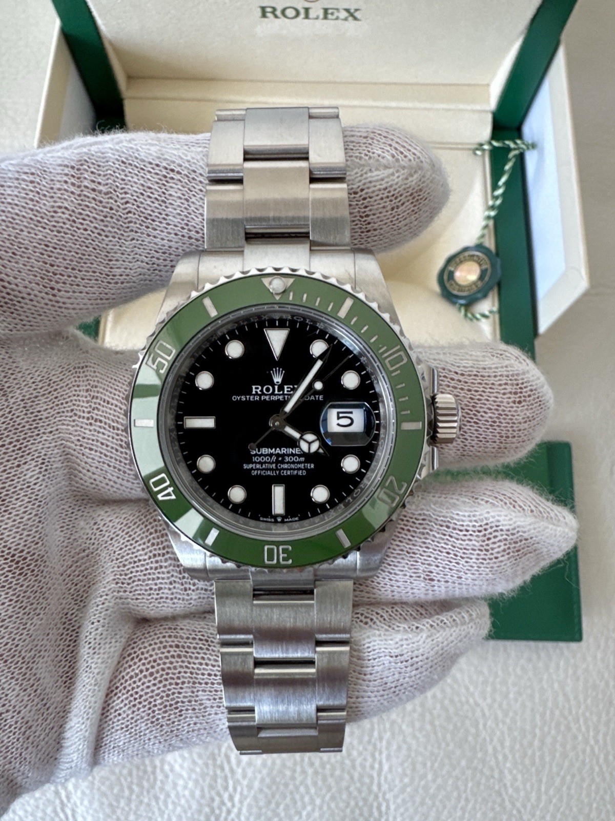 2024 Rolex Submariner Date 126610LV “Starbucks 41mm Green Bezel Black Dial