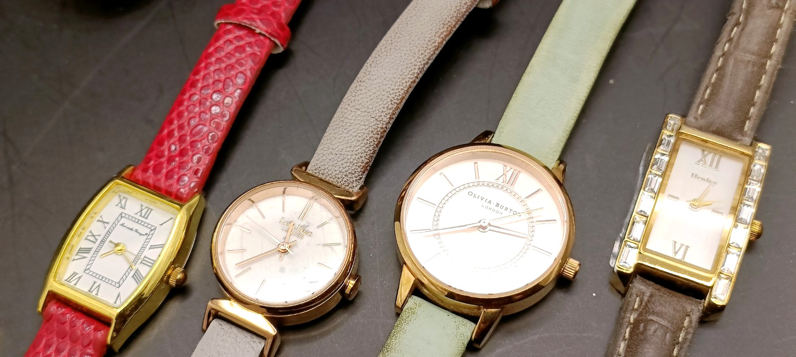 Job Lot Bundle of 5x Ladies Quartz Watches Inc Lola Rose, Henley UNTESTED LOT A