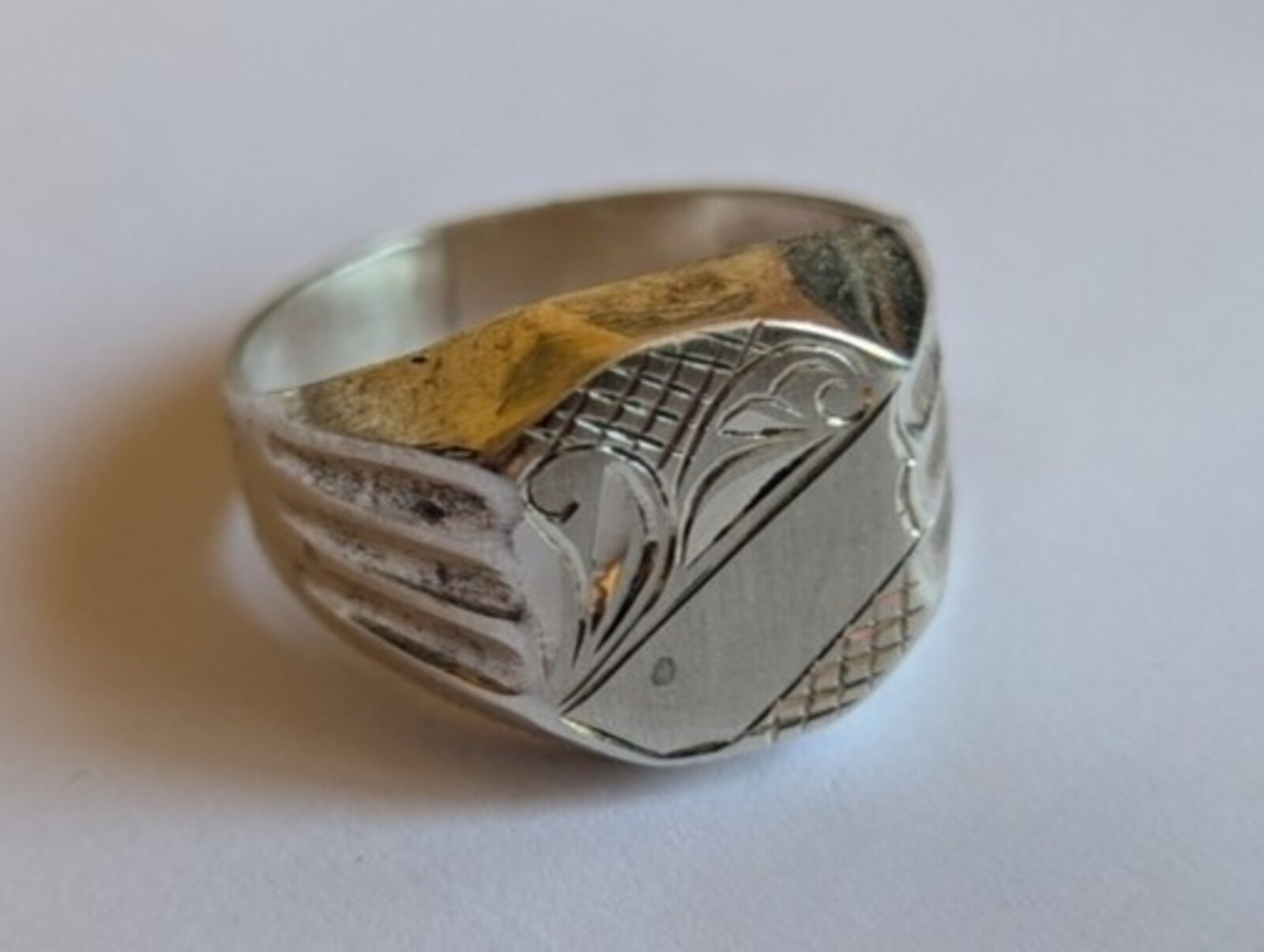 Vintage men’s ring sterling silver 925 Size 11.5 Weight 4.58 g Ukrainian jewelry