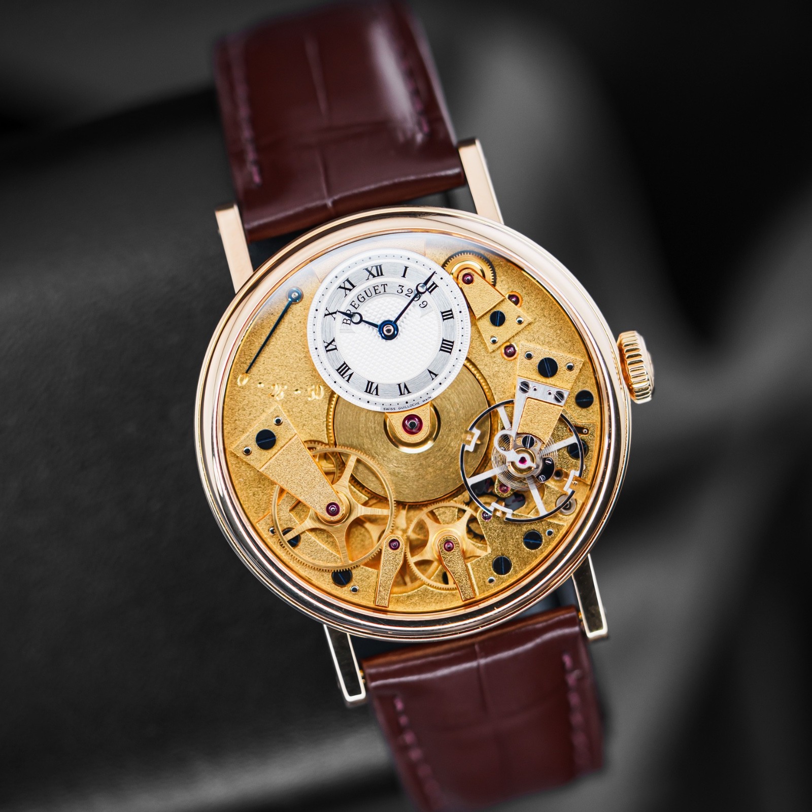 Breguet Tradition 7027BA/11/9V6 – Box & Papers Excellent Condition Rare Gold