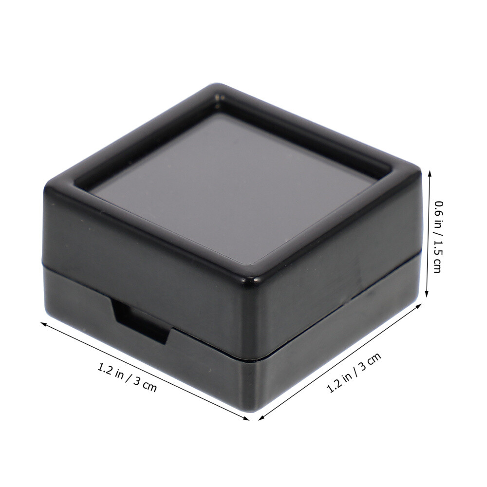 24 Pcs Jewelry Box Display Case with Lid Gemstone Container Boxes Organizer