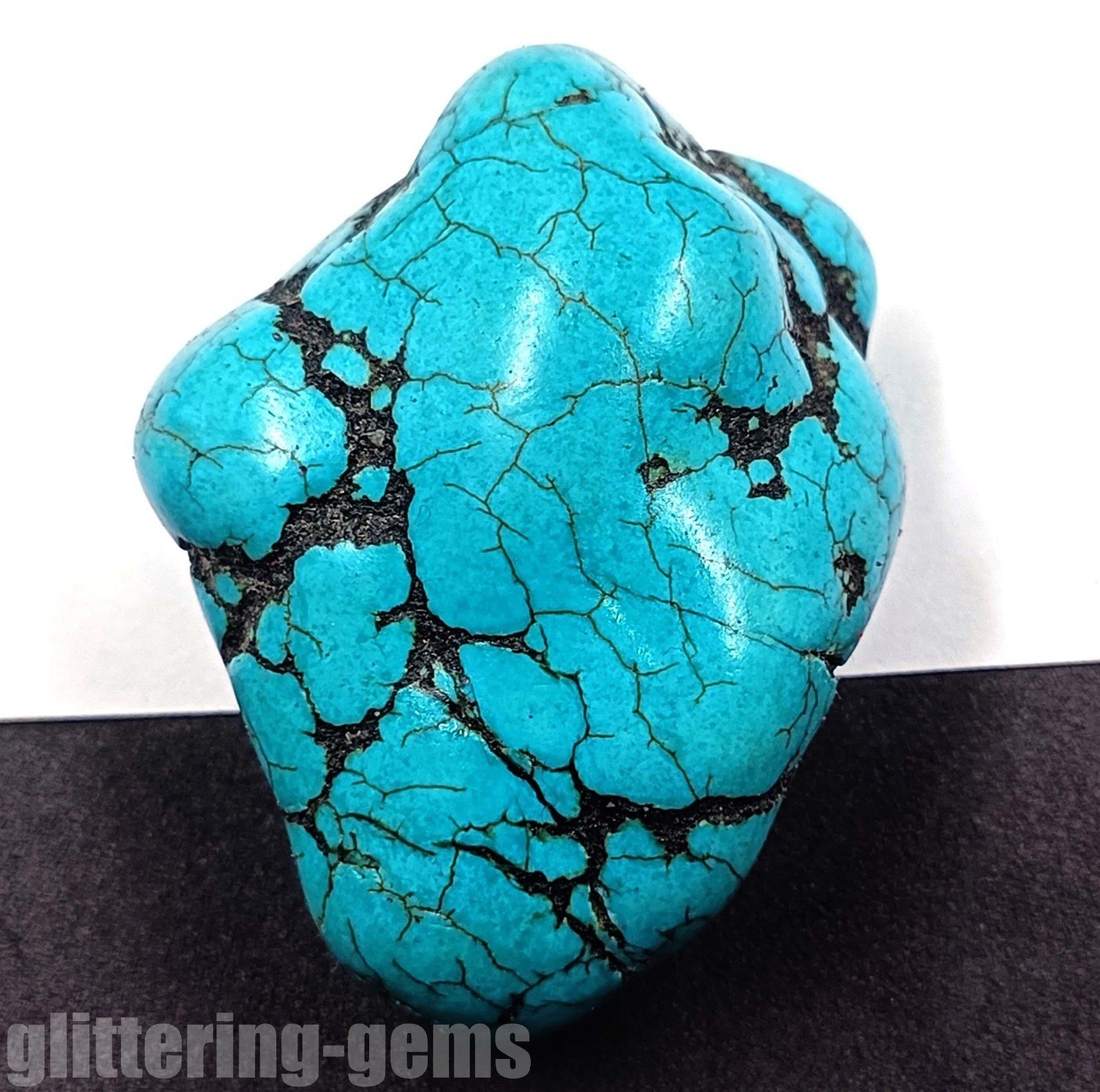 340 Carat IGL Certified Natural Blue Turquoise Rough Tumble Gemstone 5DJY