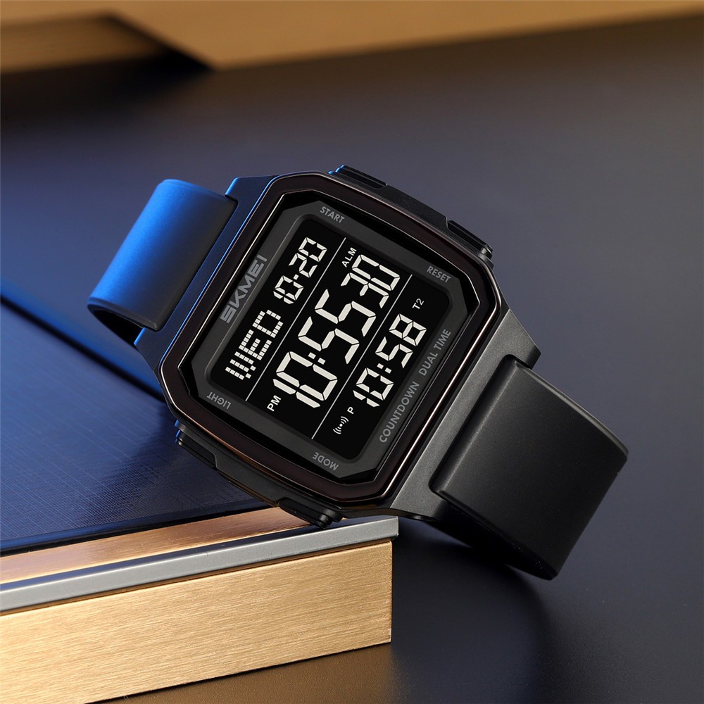 SKMEI Men Watch Electronic Sport Watch LED Alarm Watch Boys Digital Wristwatch