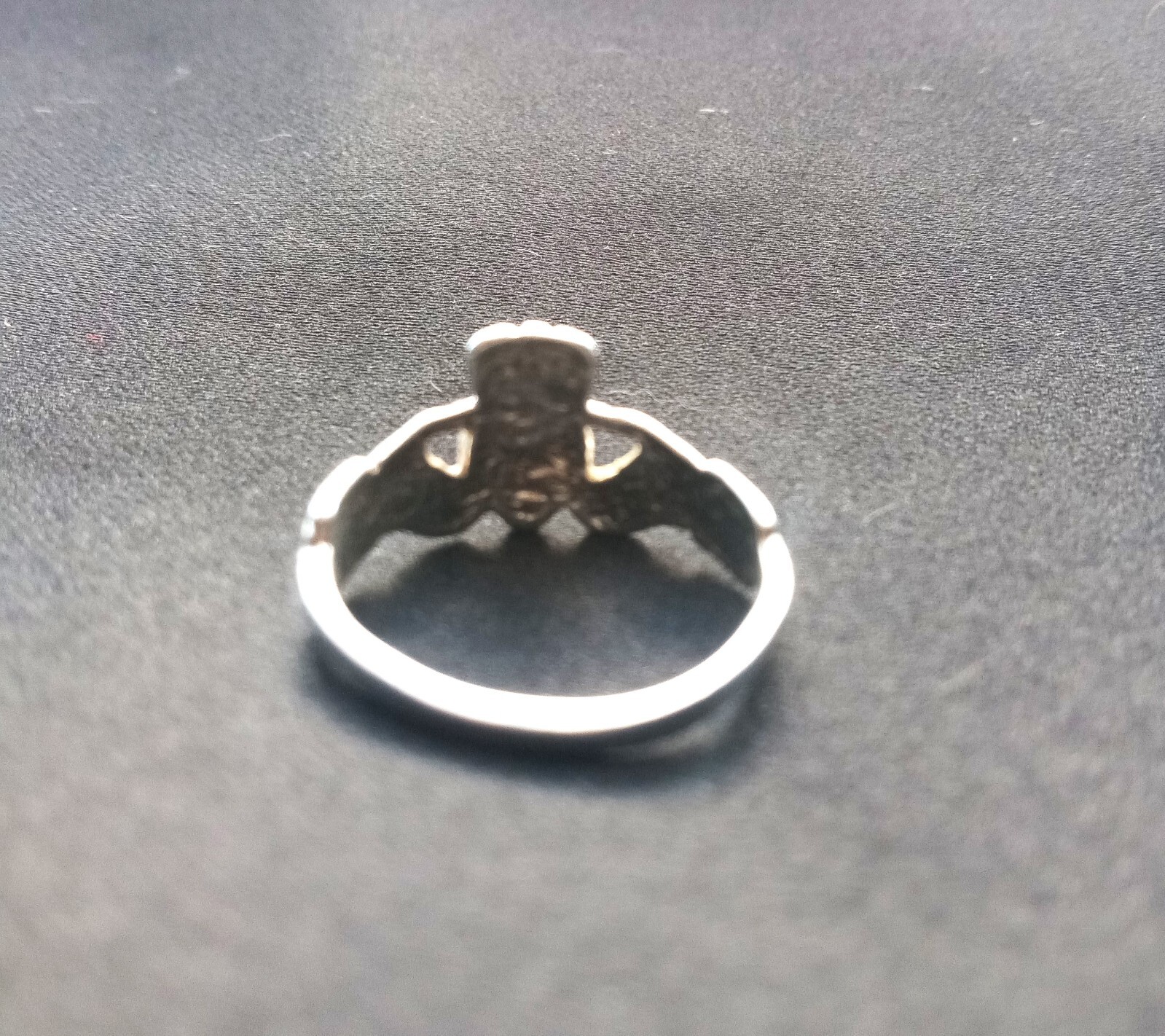 Sterling Silver Stamped 925 Claddagh Ring Size 6